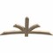 Ekena Millwork Davenport Rough Sawn Timber Gable Bracket, Douglas Fir, 60"W x 27"H x 2"D x 4"F, 11/12 Pitch GBW060X27X0204DAV00RDF - alternate 3
